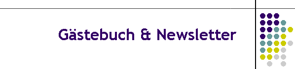G�stebuch & Newsletter
